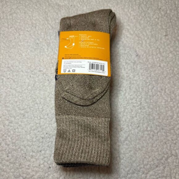 Timberland Women’s Cushioned Boot Socks Earth Tones Pack of 3 NWT - Picture 4 of 5